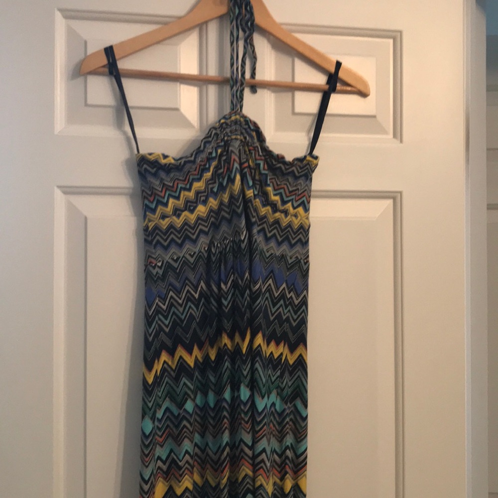 Strapless BCBG long dress